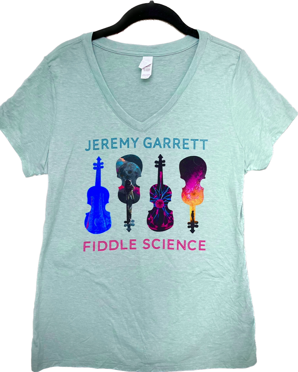 2004 - Clothes Fiddle Science Dusty Sage Womens T-Shirt